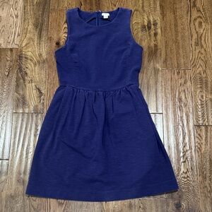 J Crew women’s navy sleeveless dress Sz S